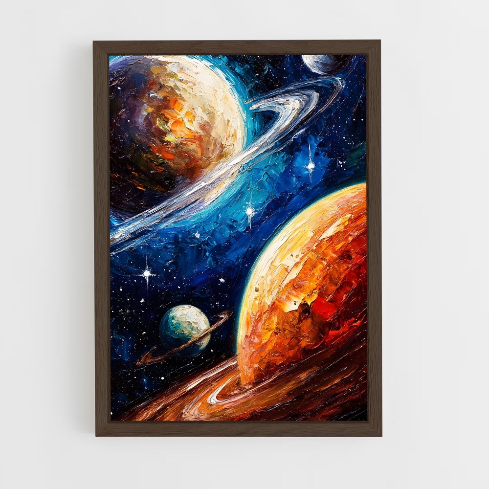 Poster Étoiles et Planètes – affiche Art spatial (vue 5)